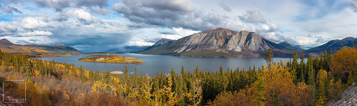 Bove Lake in the Yukon Territory of Canada