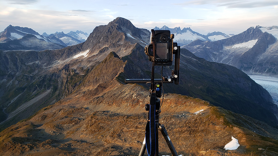 Multi-Row Panoramic Camera Setup on Mount McGinnis
