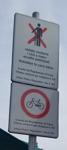 no bikes allowed in venice