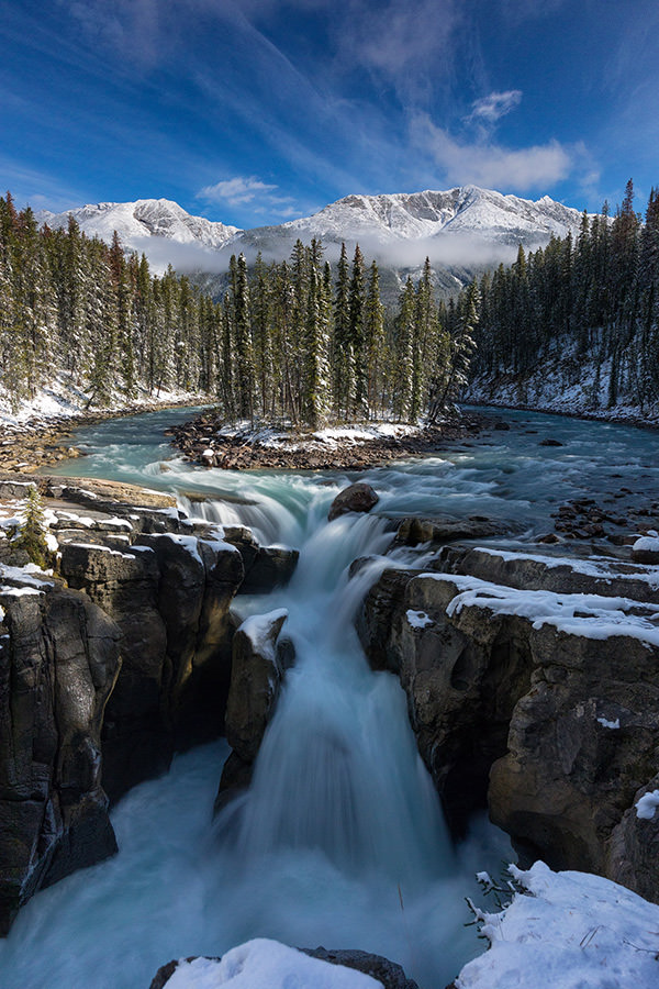 Sunwapta Falls - Canadian Waterfall